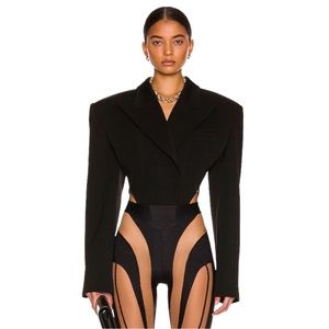 MUGLER Cut Out Jacket Bodysuit